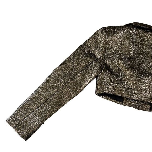 Michael Costello x REVOLVE Washington Jacket in Black & Gold - Picture 11 of 14